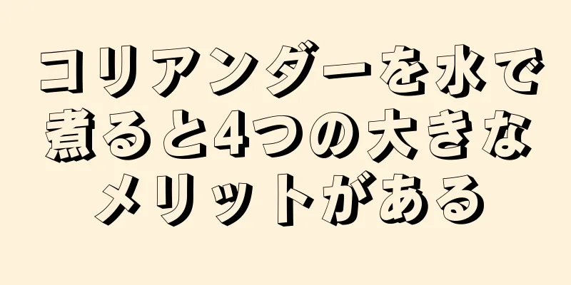 コリアンダーを水で煮ると4つの大きなメリットがある