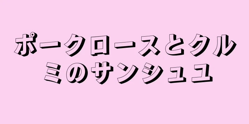 ポークロースとクルミのサンシュユ