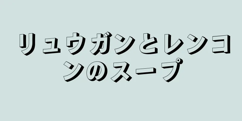 リュウガンとレンコンのスープ