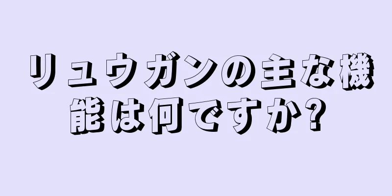 リュウガンの主な機能は何ですか?