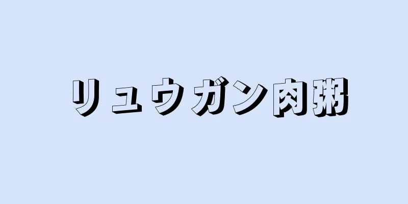 リュウガン肉粥