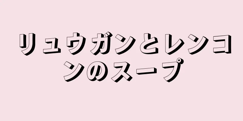 リュウガンとレンコンのスープ