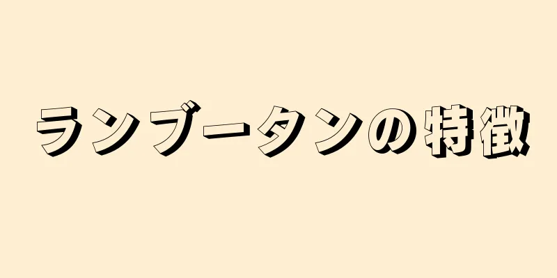 ランブータンの特徴