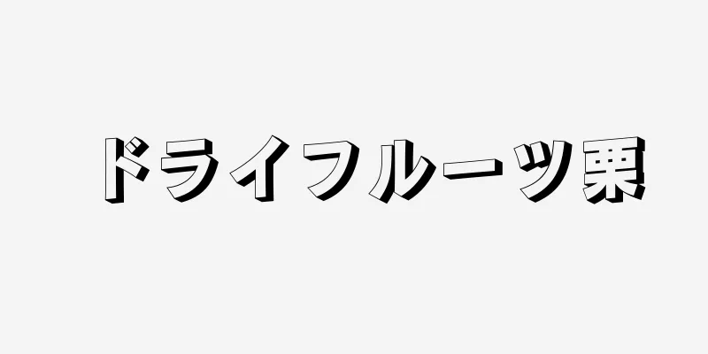 ドライフルーツ栗