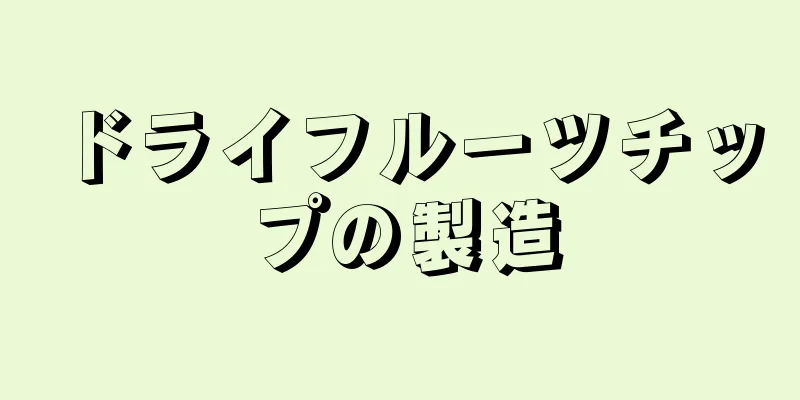 ドライフルーツチップの製造