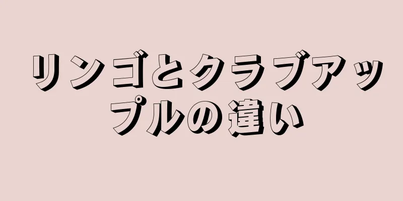 リンゴとクラブアップルの違い