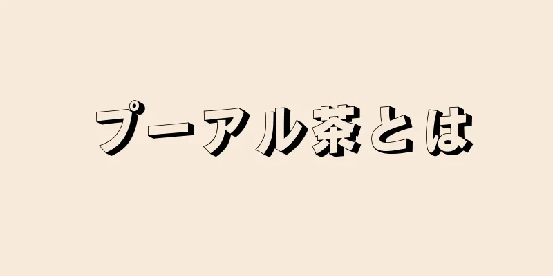 プーアル茶とは