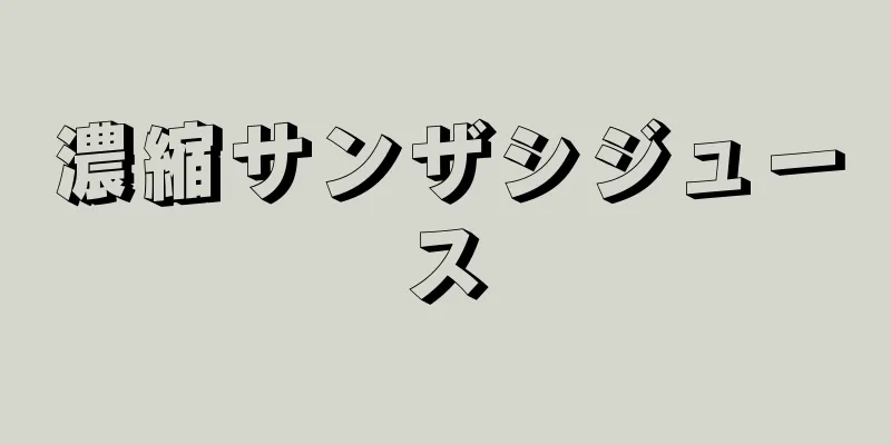 濃縮サンザシジュース