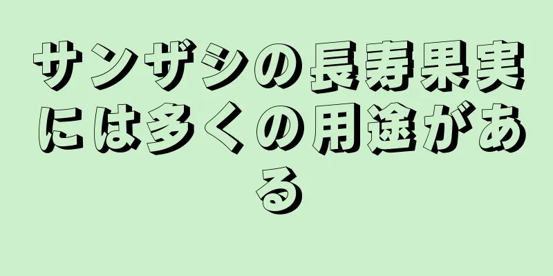 サンザシの長寿果実には多くの用途がある