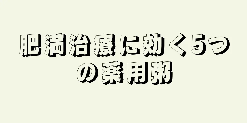 肥満治療に効く5つの薬用粥