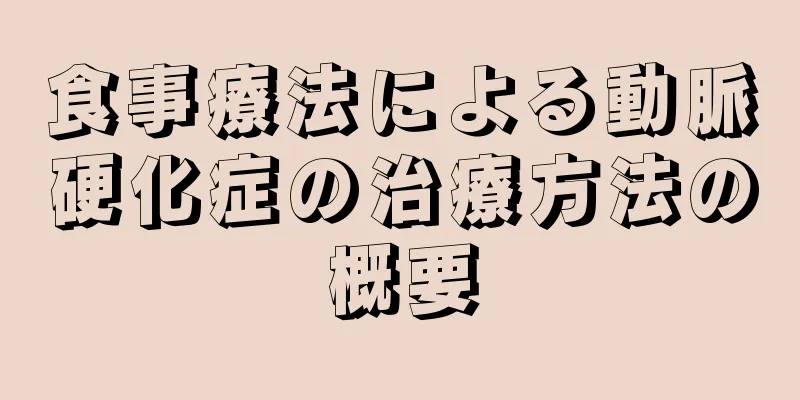 食事療法による動脈硬化症の治療方法の概要