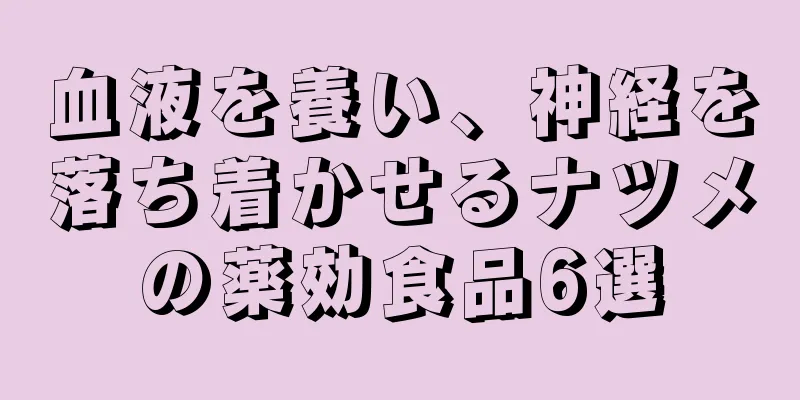 血液を養い、神経を落ち着かせるナツメの薬効食品6選