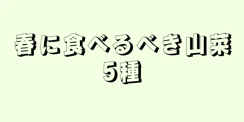 春に食べるべき山菜5種