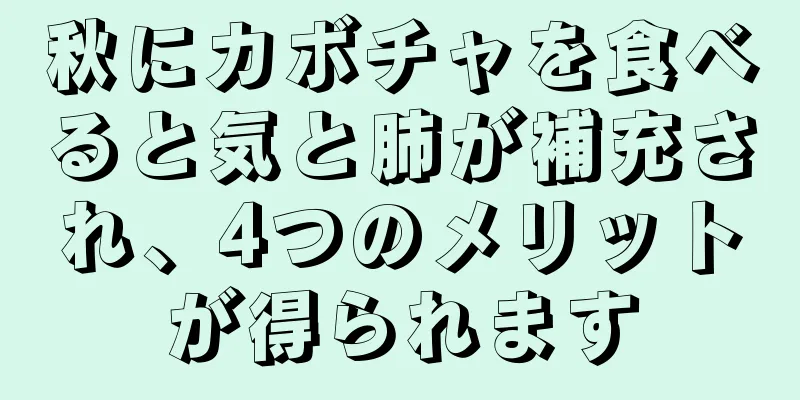 秋にカボチャを食べると気と肺が補充され、4つのメリットが得られます