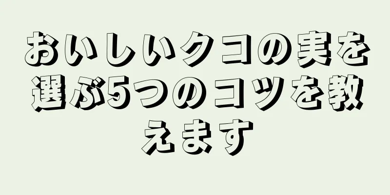 おいしいクコの実を選ぶ5つのコツを教えます