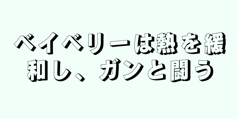 ベイベリーは熱を緩和し、ガンと闘う