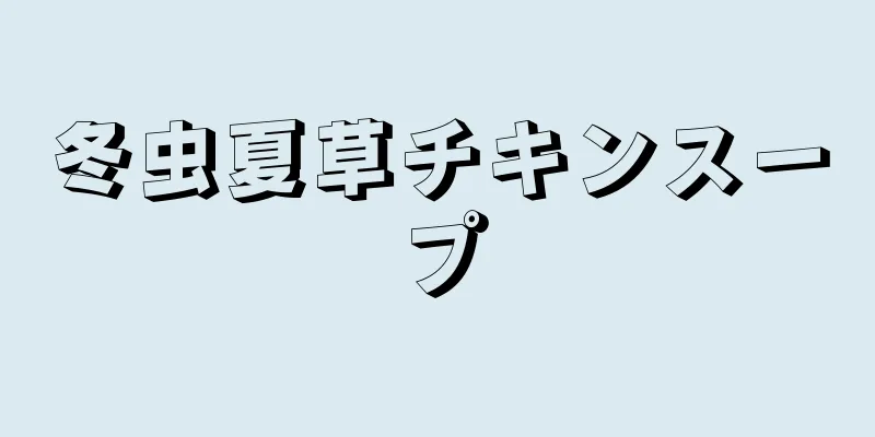 冬虫夏草チキンスープ