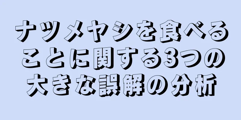 ナツメヤシを食べることに関する3つの大きな誤解の分析